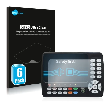 Face avant d’un emballage produit avec le logo de la marque Savvies. À côté, l’appareil Satlink ST-5150 DVB-S/S2/T/T2/C est re