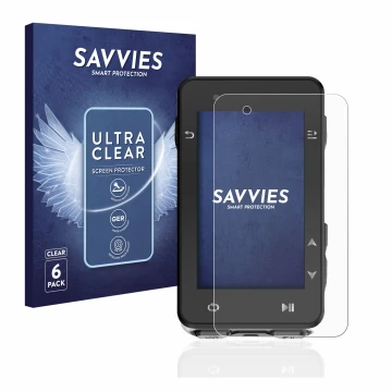 Face avant d’un emballage produit avec le logo de la marque Savvies. À côté, l’appareil iGPSPORT iGS630 est représenté avec la