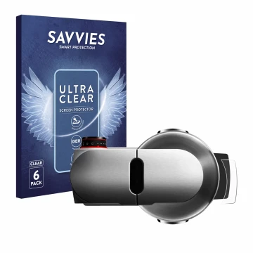 Face avant d’un emballage produit avec le logo de la marque Savvies. À côté, l’appareil Bosch MUM Serie 8 OptiMUM MUM9AX5S00 e