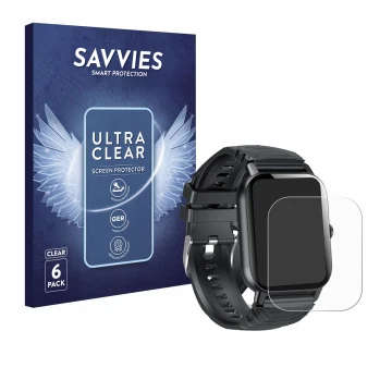 Face avant d’un emballage produit avec le logo de la marque Savvies. À côté, l’appareil Ddidbi P66D 1.85