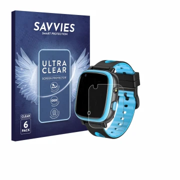 Face avant d’un emballage produit avec le logo de la marque Savvies. À côté, l’appareil Aduogeng T5 est représenté avec la pro