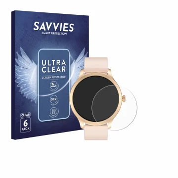 Face avant d’un emballage produit avec le logo de la marque Savvies. À côté, l’appareil Tensky LW92 1.32