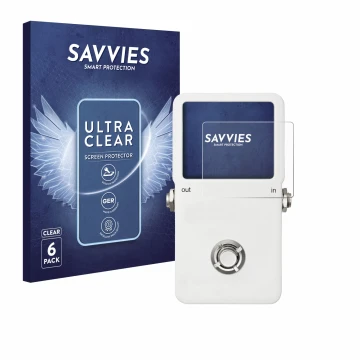 Face avant d’un emballage produit avec le logo de la marque Savvies. À côté, l’appareil TC Electronic POLYTUNE est représenté 