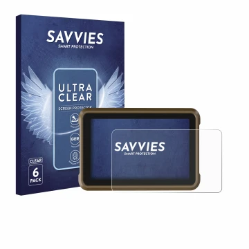 Face avant d’un emballage produit avec le logo de la marque Savvies. À côté, l’appareil Atomos Ninja est représenté avec la pr