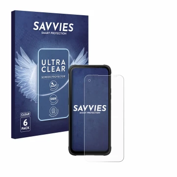 Face avant d’un emballage produit avec le logo de la marque Savvies. À côté, l’appareil Hammer Blade V est représenté avec la 