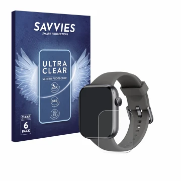 Face avant d’un emballage produit avec le logo de la marque Savvies. À côté, l’appareil AcclaFit P5 1.85