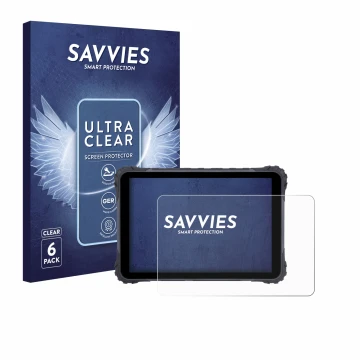 Face avant d’un emballage produit avec le logo de la marque Savvies. À côté, l’appareil Topicon MDT865 est représenté avec la 
