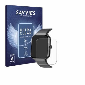 Face avant d’un emballage produit avec le logo de la marque Savvies. À côté, l’appareil Jugeman P99 1.96