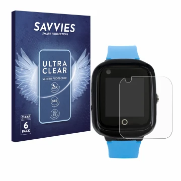Face avant d’un emballage produit avec le logo de la marque Savvies. À côté, l’appareil One2Track Connect NEO est représenté a
