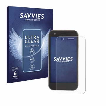 Face avant d’un emballage produit avec le logo de la marque Savvies. À côté, l’appareil Soyes XS12 est représenté avec la prot