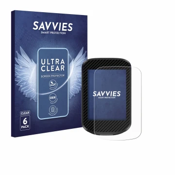 Face avant d’un emballage produit avec le logo de la marque Savvies. À côté, l’appareil iGPSPORT BSC300T est représenté avec l
