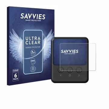 Face avant d’un emballage produit avec le logo de la marque Savvies. À côté, l’appareil ISDT 608PD est représenté avec la prot