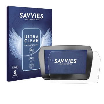 Face avant d’un emballage produit avec le logo de la marque Savvies. À côté, l’appareil Voge 525DSX 2025 est représenté avec l