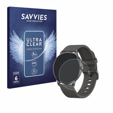 Face avant d’un emballage produit avec le logo de la marque Savvies. À côté, l’appareil Zppsnfit G1 1.43