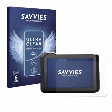 Face avant d’un emballage produit avec le logo de la marque Savvies. À côté, l’appareil KTM 1390 Super Duke R 2025 5