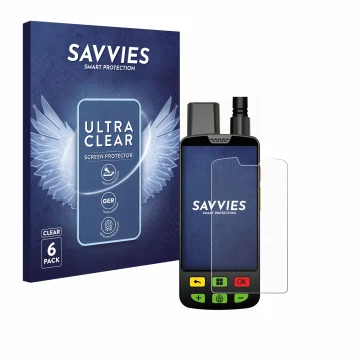 Face avant d’un emballage produit avec le logo de la marque Savvies. À côté, l’appareil Aduro Locit GPS est représenté avec la