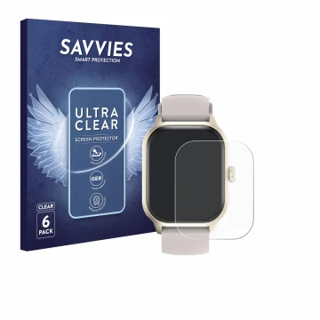 Face avant d’un emballage produit avec le logo de la marque Savvies. À côté, l’appareil LAOYABB QS07 2.01