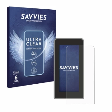 Face avant d’un emballage produit avec le logo de la marque Savvies. À côté, l’appareil Tenways CGO600 Pro est représenté avec