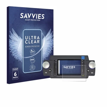 Face avant d’un emballage produit avec le logo de la marque Savvies. À côté, l’appareil ESU Ecos 50220 est représenté avec la 