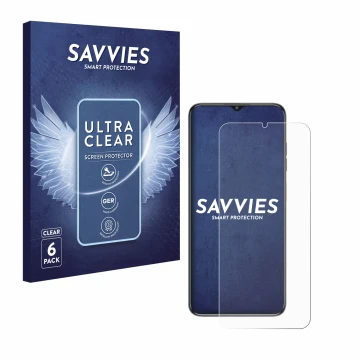 Face avant d’un emballage produit avec le logo de la marque Savvies. À côté, l’appareil Oukitel C1 est représenté avec la prot