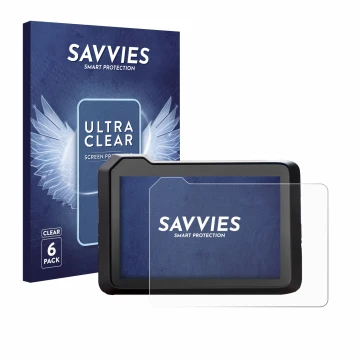 Face avant d’un emballage produit avec le logo de la marque Savvies. À côté, l’appareil KTM 990 Duke 2024 est représenté avec 