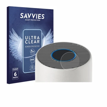 Face avant d’un emballage produit avec le logo de la marque Savvies. À côté, l’appareil Philips 2000i Series AC2939 est représ