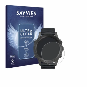 Face avant d’un emballage produit avec le logo de la marque Savvies. À côté, l’appareil North Edge Apache 46 est représenté av