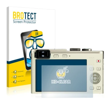 Face avant d’un emballage produit avec le logo de la marque BROTECT. À côté, l’appareil Leica C (Typ 112) est représenté avec 