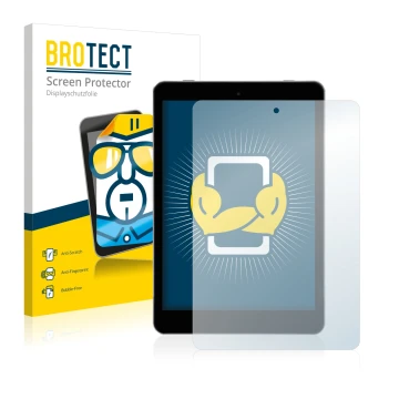 Face avant d’un emballage produit avec le logo de la marque BROTECT. À côté, l’appareil Kiano SlimTab 8 est représenté avec la