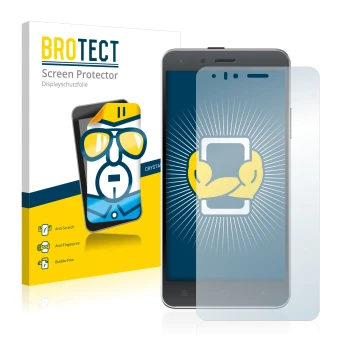 Face avant d’un emballage produit avec le logo de la marque BROTECT. À côté, l’appareil Kodak IM5 est représenté avec la prote