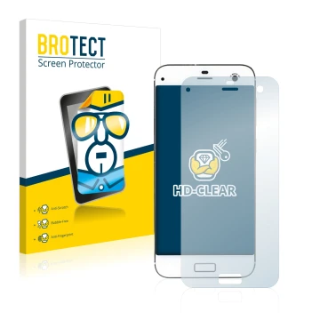 Face avant d’un emballage produit avec le logo de la marque BROTECT. À côté, l’appareil ZTE Blade S7 est représenté avec la pr