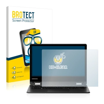 Face avant d’un emballage produit avec le logo de la marque BROTECT. À côté, l’appareil MEDION Akoya E2215T (MD 60256) est rep