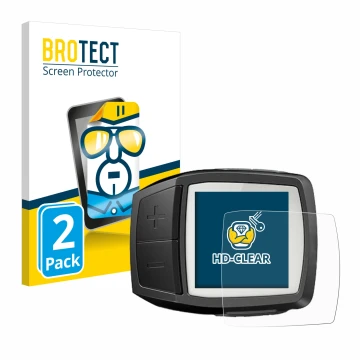 Face avant d’un emballage produit avec le logo de la marque BROTECT. À côté, l’appareil Bosch Purion est représenté avec la pr