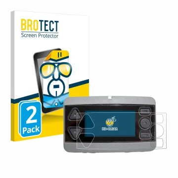 Face avant d’un emballage produit avec le logo de la marque BROTECT. À côté, l’appareil Airbus P8GR est représenté avec la pro