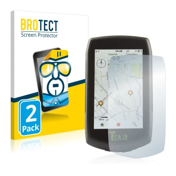 Face avant d’un emballage produit avec le logo de la marque BROTECT. À côté, l’appareil A-Rival Teasi One4 est représenté avec