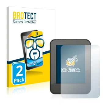 Face avant d’un emballage produit avec le logo de la marque BROTECT. À côté, l’appareil Neodrives neoMMI Z20 est représenté av