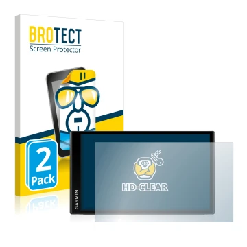 Face avant d’un emballage produit avec le logo de la marque BROTECT. À côté, l’appareil Garmin Camper 780 est représenté avec 