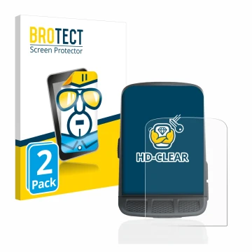 Face avant d’un emballage produit avec le logo de la marque BROTECT. À côté, l’appareil Wahoo Elemnt Roam est représenté avec 