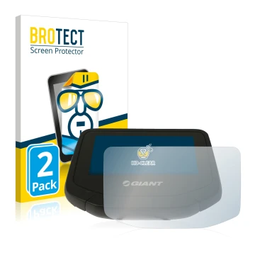 Face avant d’un emballage produit avec le logo de la marque BROTECT. À côté, l’appareil Giant RideControl Evo est représenté a