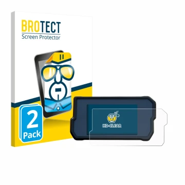 Face avant d’un emballage produit avec le logo de la marque BROTECT. À côté, l’appareil KTM 790 Adventure 2019+ est représenté