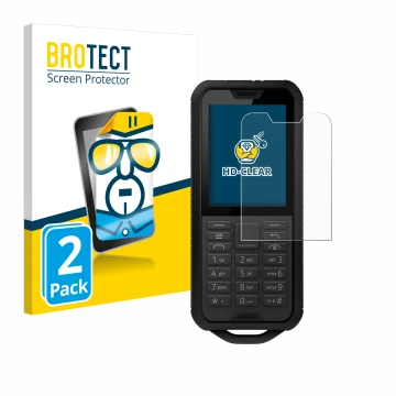 Face avant d’un emballage produit avec le logo de la marque BROTECT. À côté, l’appareil Nokia 800 Tough est représenté avec la