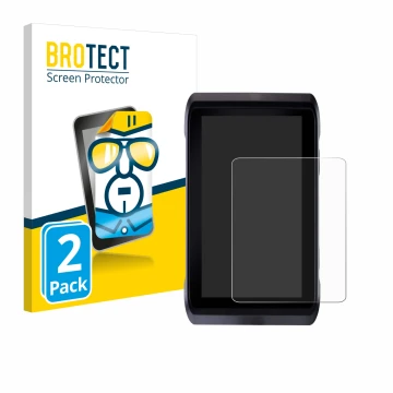 Face avant d’un emballage produit avec le logo de la marque BROTECT. À côté, l’appareil Atomos Shogun 7 est représenté avec la