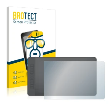 Face avant d’un emballage produit avec le logo de la marque BROTECT. À côté, l’appareil Gaomon PD1560 est représenté avec la p