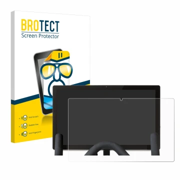 Face avant d’un emballage produit avec le logo de la marque BROTECT. À côté, l’appareil Peloton Bike est représenté avec la pr