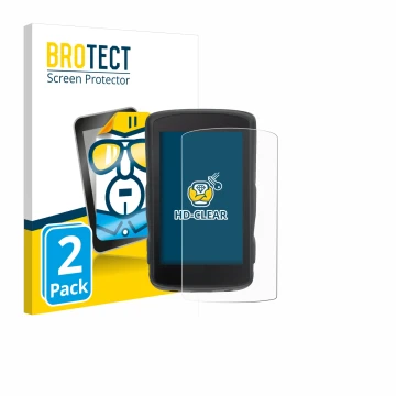 Face avant d’un emballage produit avec le logo de la marque BROTECT. À côté, l’appareil Hammerhead Karoo 2 est représenté avec