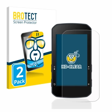 Face avant d’un emballage produit avec le logo de la marque BROTECT. À côté, l’appareil Bryton Rider 750 est représenté avec l