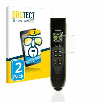 Face avant d’un emballage produit avec le logo de la marque BROTECT. À côté, l’appareil RigExpert Stick Pro est représenté ave