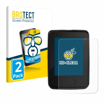 Face avant d’un emballage produit avec le logo de la marque BROTECT. À côté, l’appareil Giant RideDash Evo est représenté avec