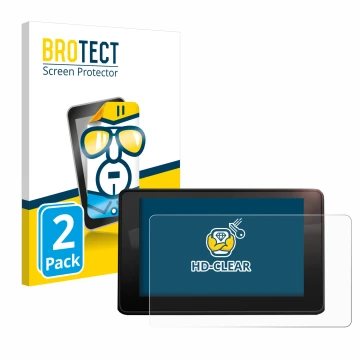 Face avant d’un emballage produit avec le logo de la marque BROTECT. À côté, l’appareil Audi A4 B9 2017 MMI Navigation est rep