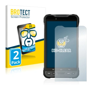 Face avant d’un emballage produit avec le logo de la marque BROTECT. À côté, l’appareil UniStrong UT12P est représenté avec la